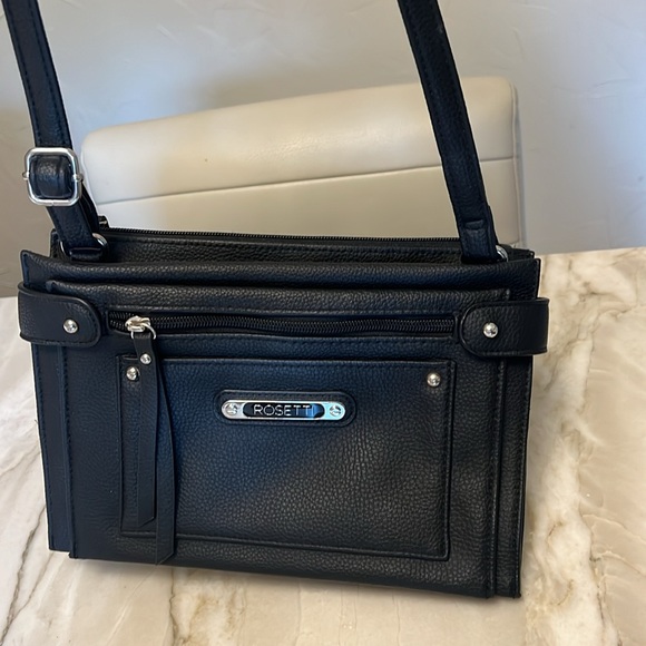 Rosetti Black Cross Body Mini Purse - Picture 2 of 12